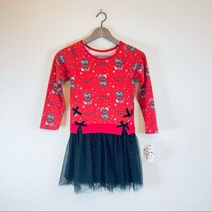 Disney Mickey& Minnie Tutu French Terry Dress Size 6X NWT